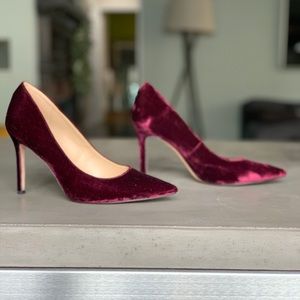 Sam Edelman Velvet Pointed Toe ‘Hazel’ Pumps